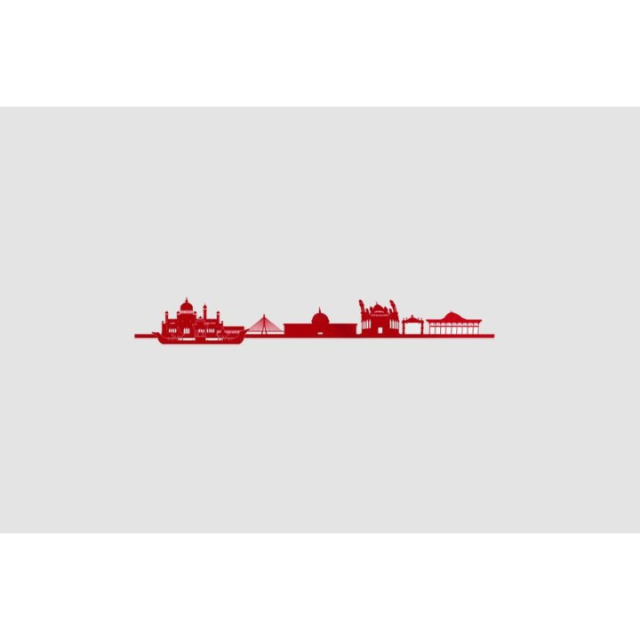 Brunei Landmark Style 3 Sticker - DecalsHouse