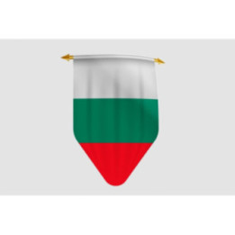 Bulgaria Flag Style 10 Sticker - DecalsHouse