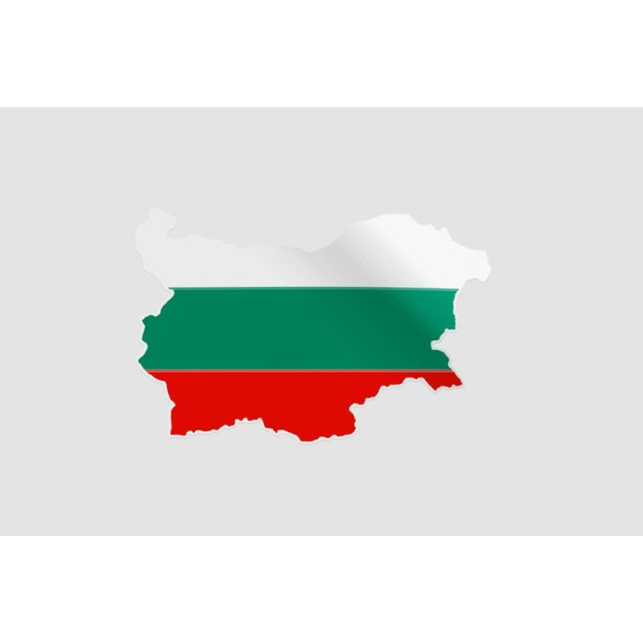 Bulgaria Map Style 2 Sticker - DecalsHouse