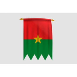 Burkina Faso Flag Style 18 Sticker - DecalsHouse