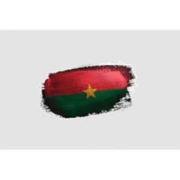 Burkina Faso Flag Style 2 Sticker - DecalsHouse