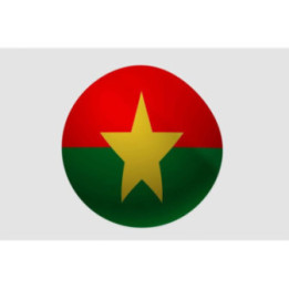 Burkina Faso Flag Style 8 Sticker - DecalsHouse