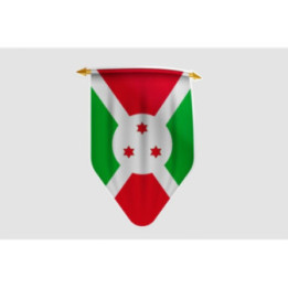 Burundi Flag Style 14 Sticker - DecalsHouse