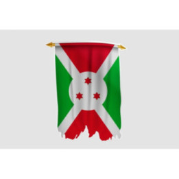 Burundi Flag Style 18 Sticker - DecalsHouse