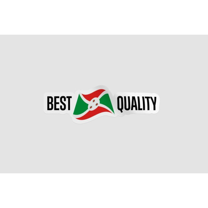 Burundi Quality Label Sticker - DecalsHouse