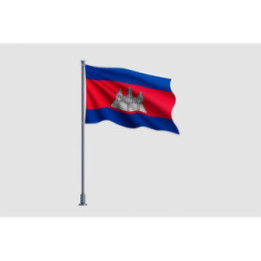 Cabo Verde Flag Style 4 Sticker - DecalsHouse