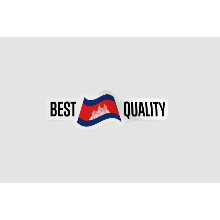 Cambodia Quality Label Sticker - DecalsHouse