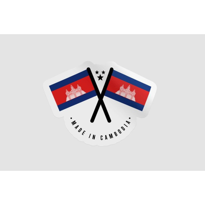 Cambodia Quality Label Style 2 Sticker - DecalsHouse