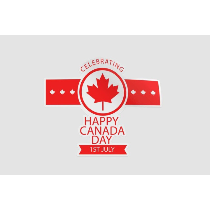 Canada Day Sticker - DecalsHouse