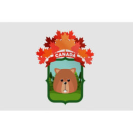 Canada Day Style 17 Sticker - DecalsHouse