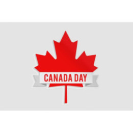 Canada Day Style 4 Sticker - DecalsHouse