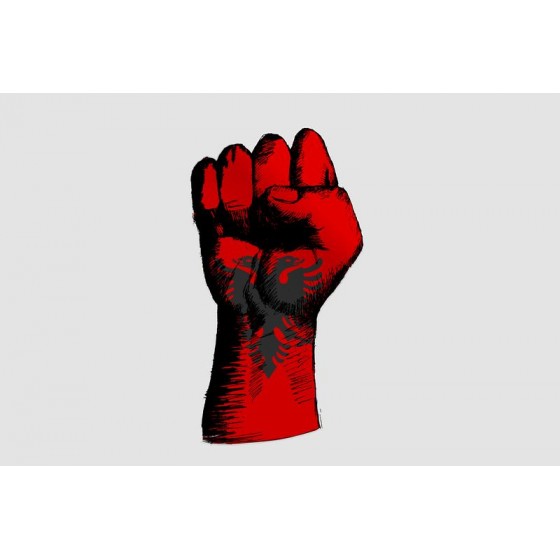 Albania Fist Sticker