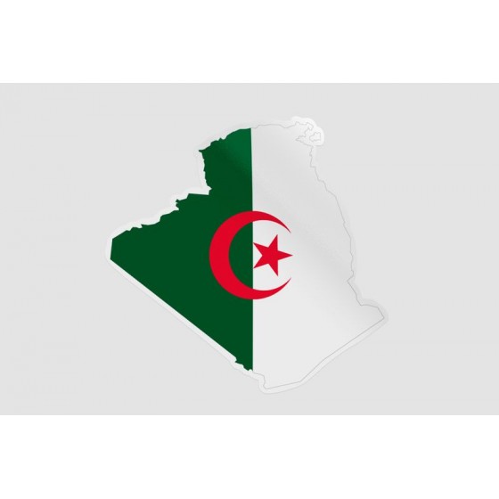 Algeria Map Sticker