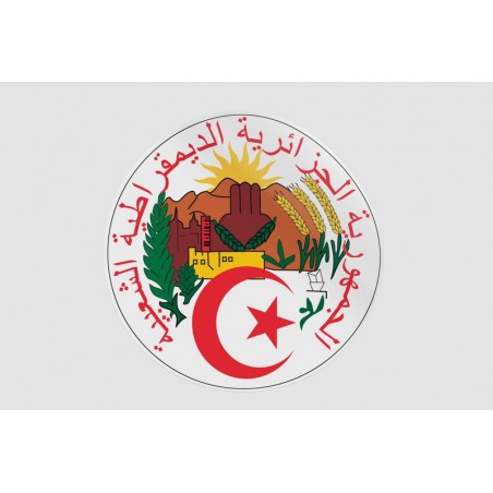 Algeria National Emblem Sticker - DecalsHouse