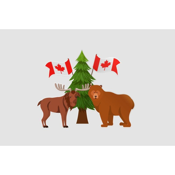 Canada Style 12 Sticker - DecalsHouse