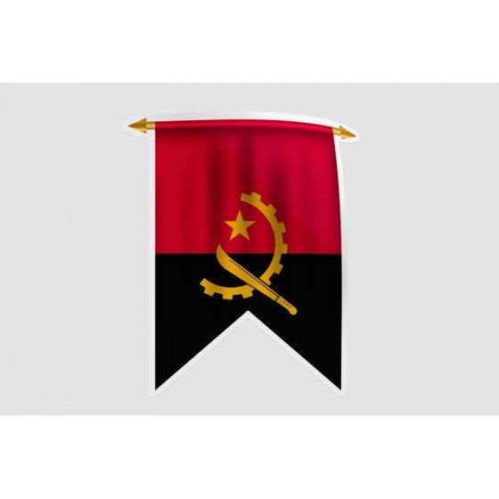 Angola Flag Sticker