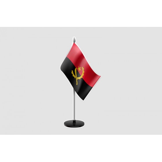 Angola Flag Style 10 Sticker