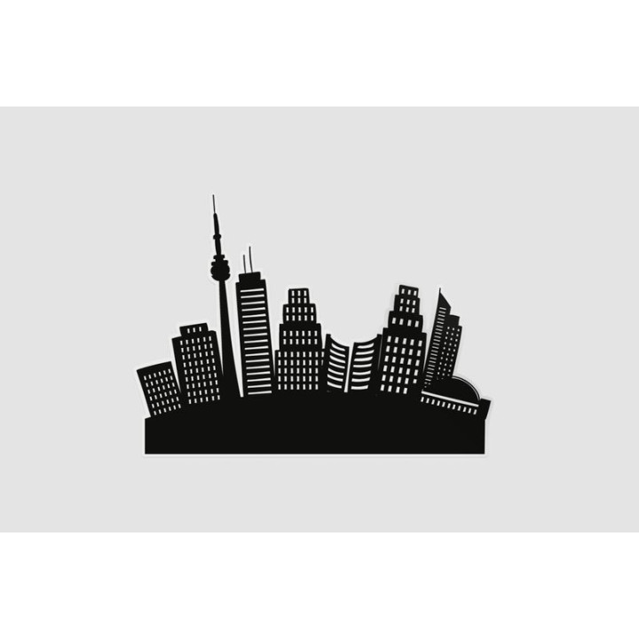 Canada Toronto Skyline Style 2 Sticker - DecalsHouse