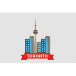 Canada Toronto Style 2 Sticker - DecalsHouse