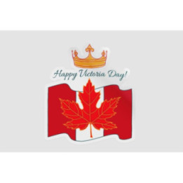 Canada Victoria Day Style 8 Sticker - DecalsHouse