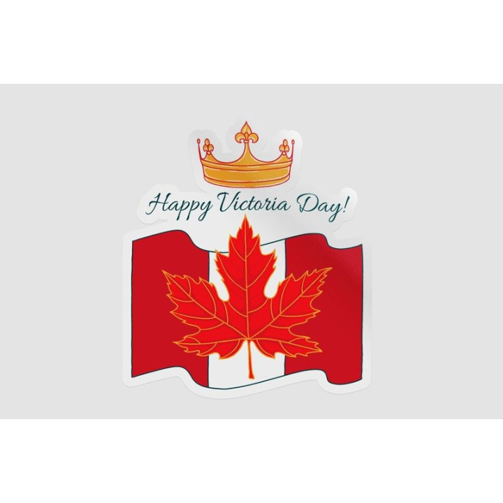 Canada Victoria Day Style 8 Sticker - DecalsHouse