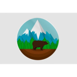 Canadian Landscape Style 5 Sticker - DecalsHouse