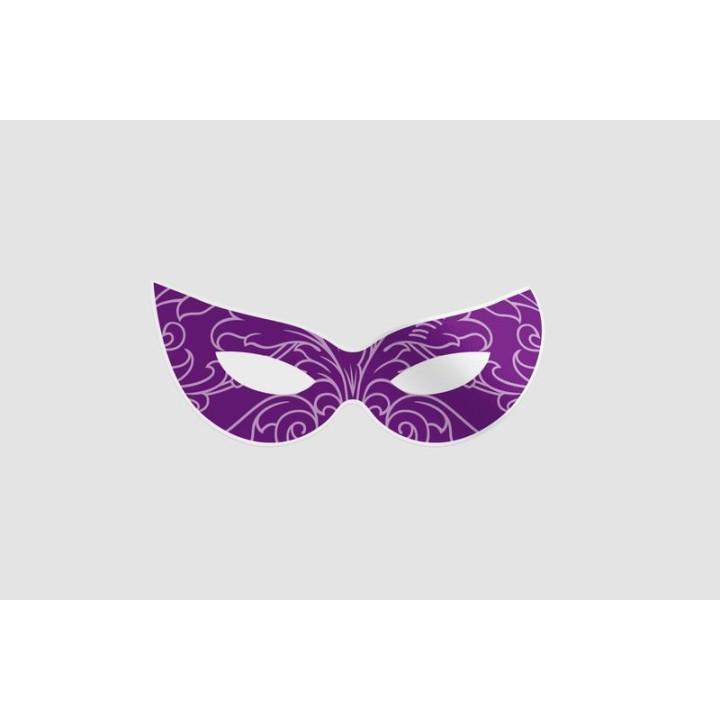 Masquerade Mask Stickers – Carnival Party Decals (2-Pack)