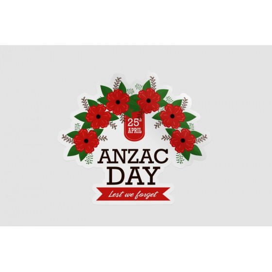 Anzac Day Dh Sticker