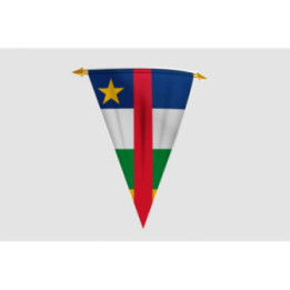 Central African Republic Flag Style 11 Sticker - DecalsHouse