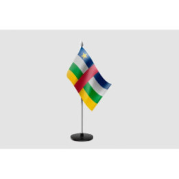 Central African Republic Flag Style 18 Sticker - DecalsHouse