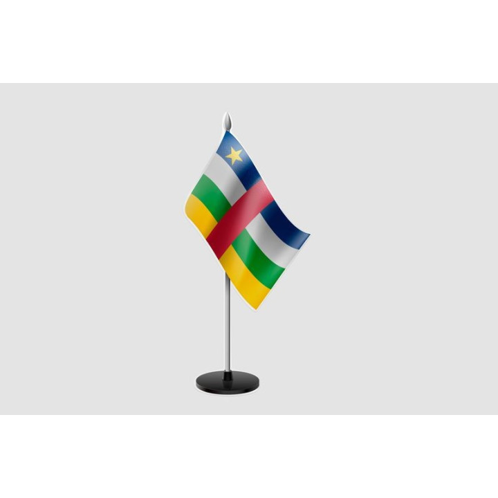 Central African Republic Flag Style 18 Sticker - DecalsHouse