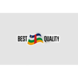 Central African Republic Quality Label Sticker - DecalsHouse