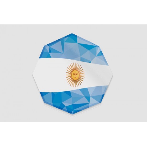 Argentina Flag With...