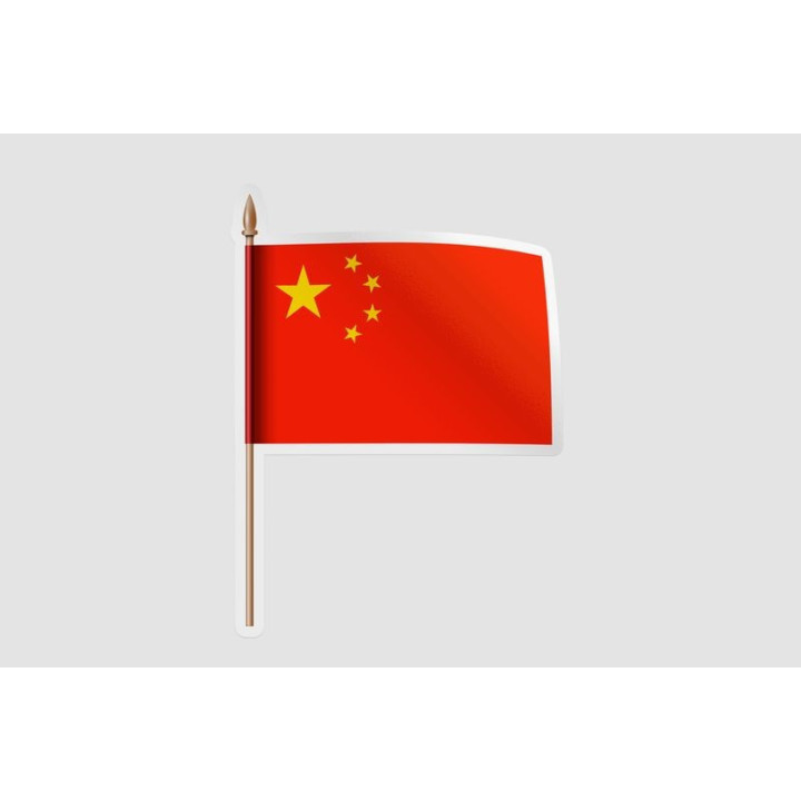 China Flag Pole - DecalsHouse