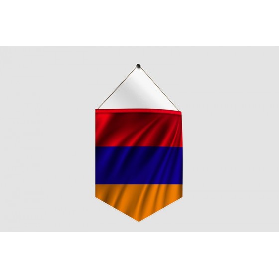Armenia Flag Style 9 Sticker