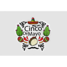 Cinco De Mayo Sticker - DecalsHouse