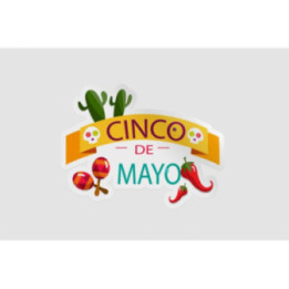 Cinco De Mayo Style 2 Sticker - DecalsHouse