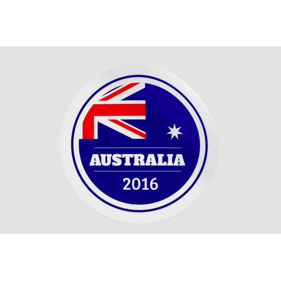 Australia Day Badge Style...