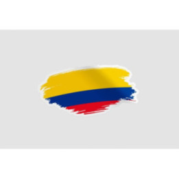Colombia Flag Brush Style 8 - DecalsHouse