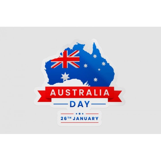 Australia Day Style 11 Sticker