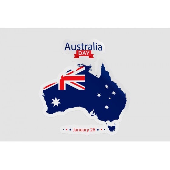 Australia Day Style 9 Sticker