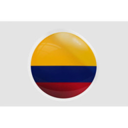 Colombia National Flag Style 4 - DecalsHouse