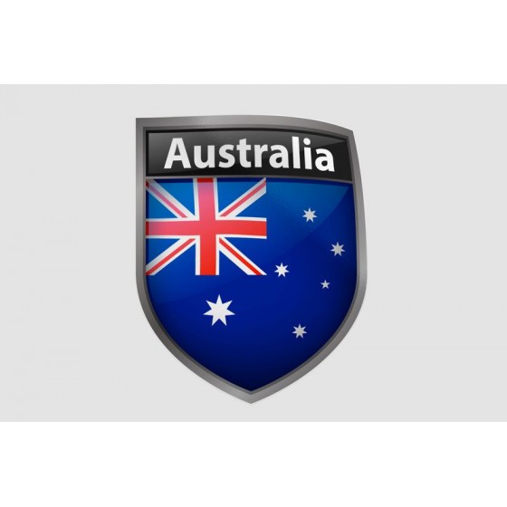 Australia Flag On Badge...
