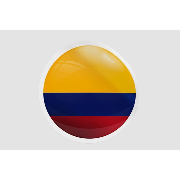 Colombia National Flag Style 4 - DecalsHouse