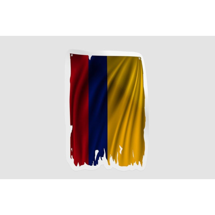 Colombia National Flag Style 6 - DecalsHouse
