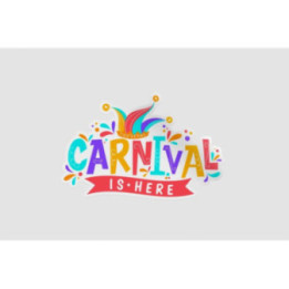 Carnival Is Here Stickers – Festive Carnival Decals (2-Pack)