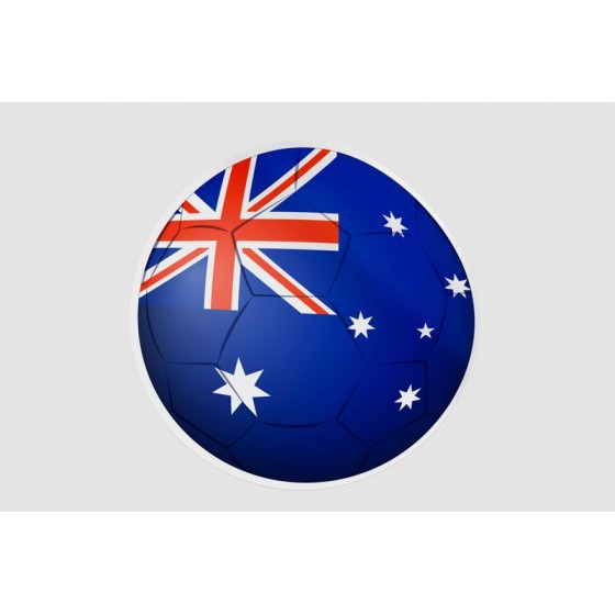 Australia Flag Style 2 Sticker
