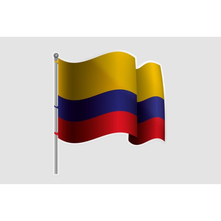 Combodia Flag Style 3 Sticker - DecalsHouse