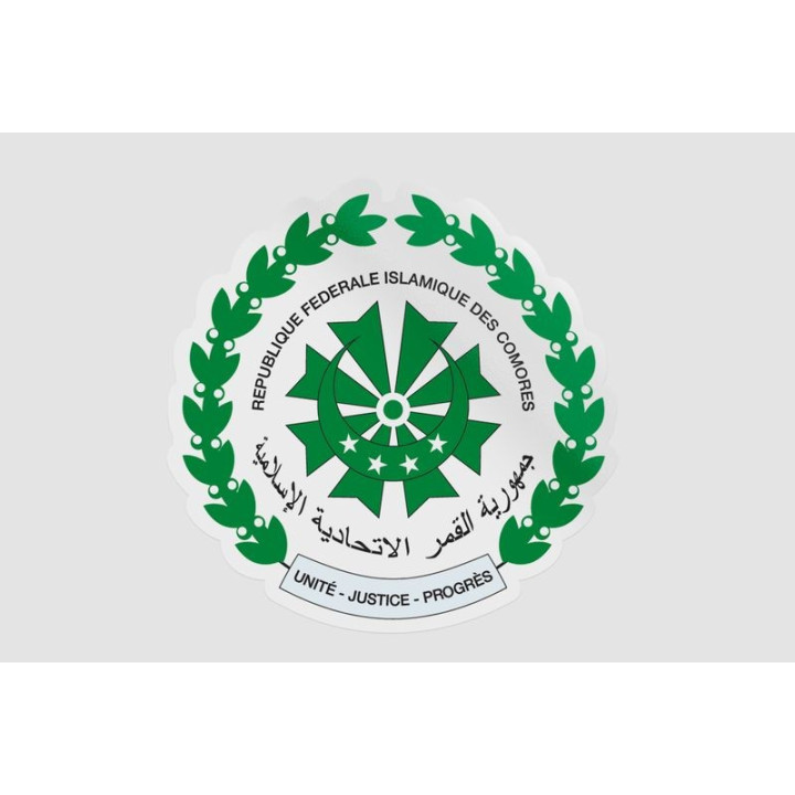 Comoros National Emblem Sticker - DecalsHouse