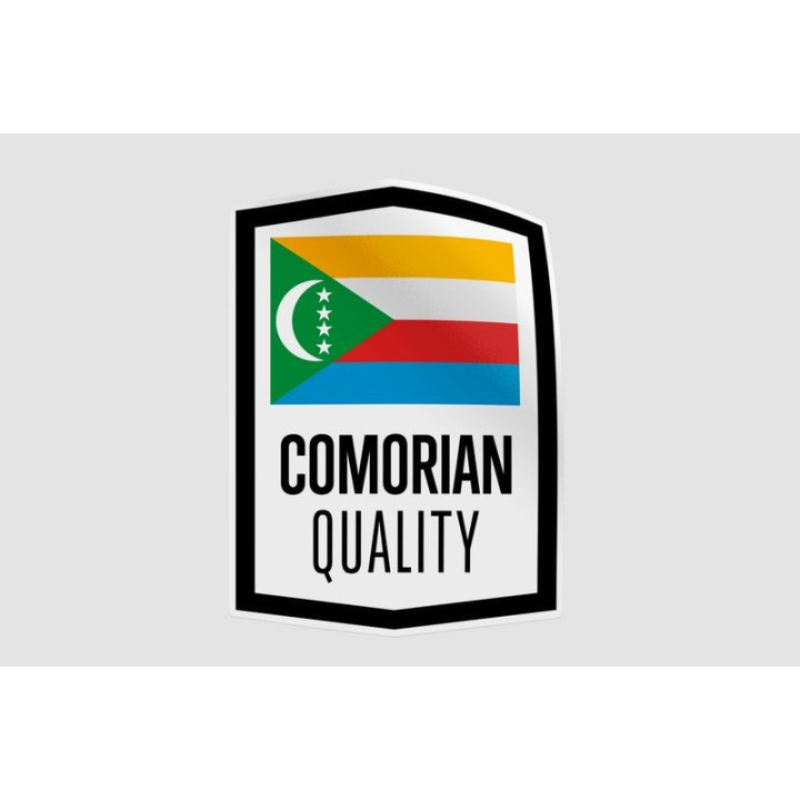 Comoros Quality Label Style 5 Sticker - DecalsHouse